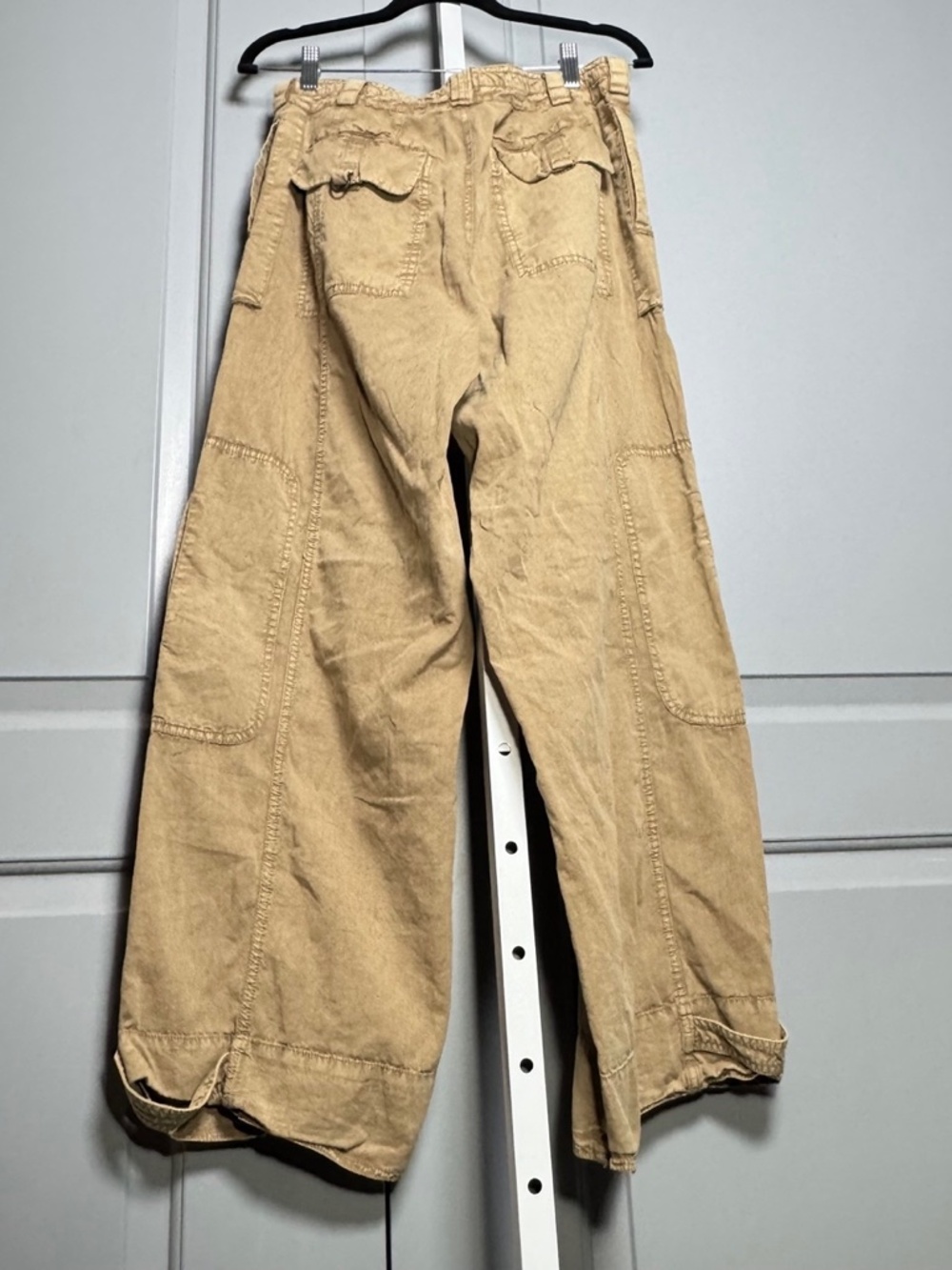 FREE PEOPLE Cotton cargo pants SZ S - Picture 2 of 2